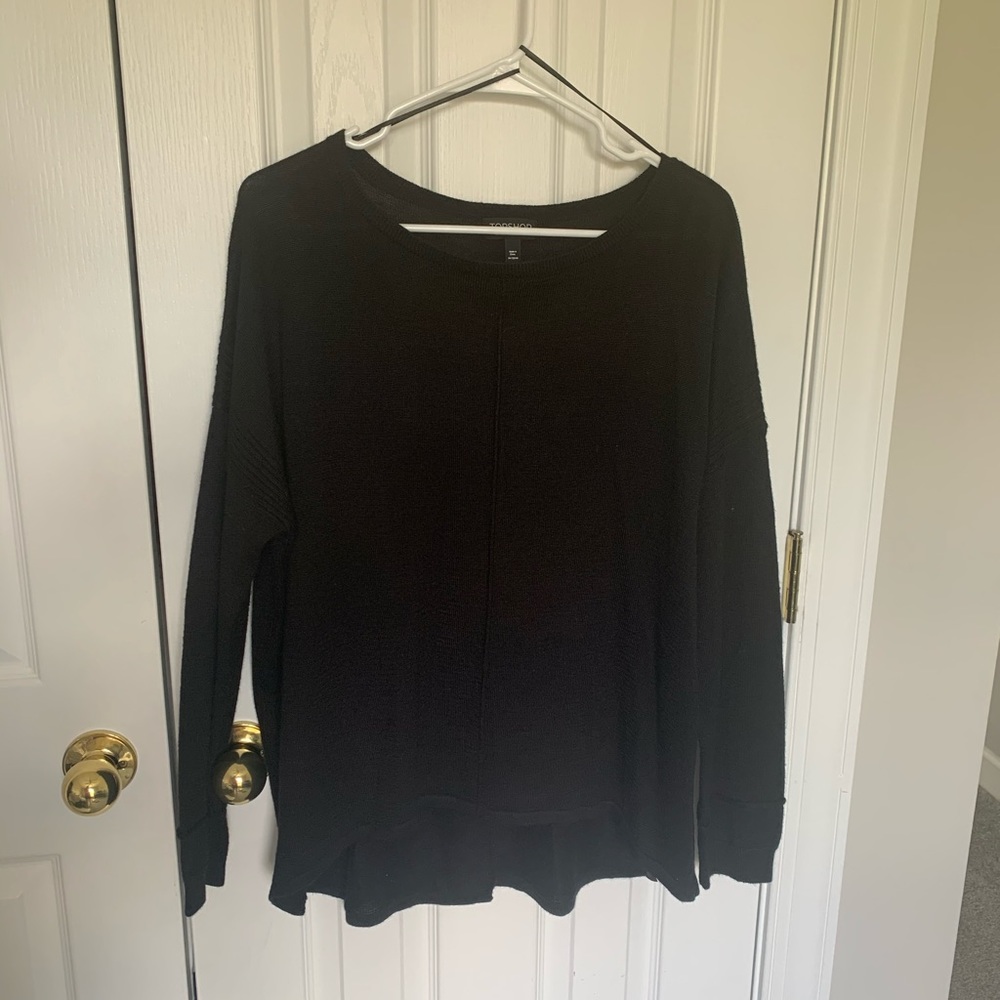 🖤 Top Shop Black Oversized Sweater Size 12 🖤